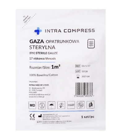 Sterilní gáza 17N - 1m2 1 ks.
