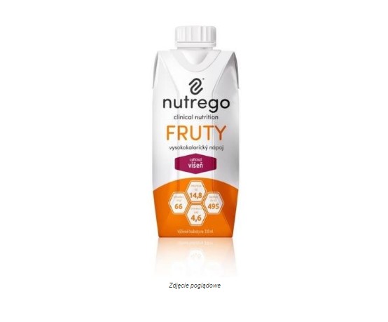 Nutrego Fruty 330 ml Třešeň doplněk stravy