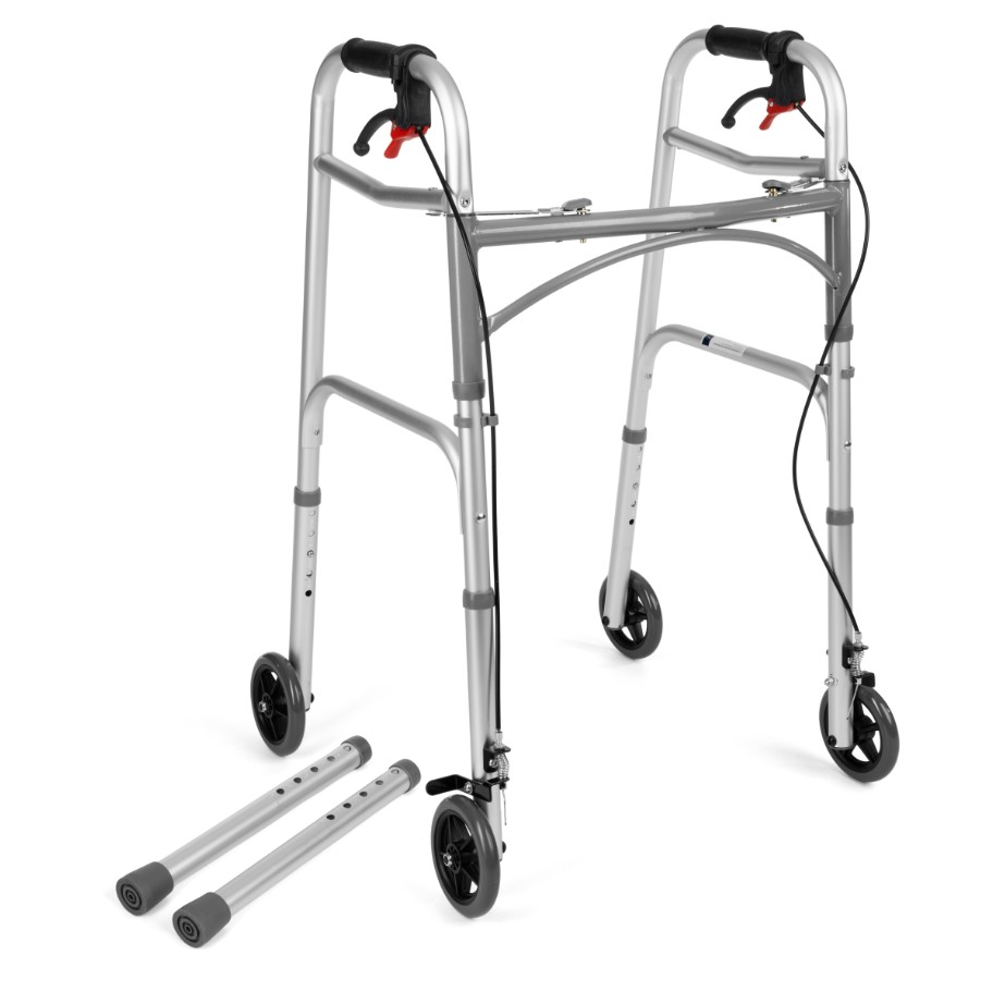 Čtyřkolový invalidní vozík s brzdami - model JMC-C 3223