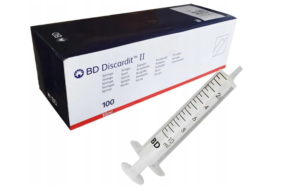 BD stříkačky 10ml 100ks