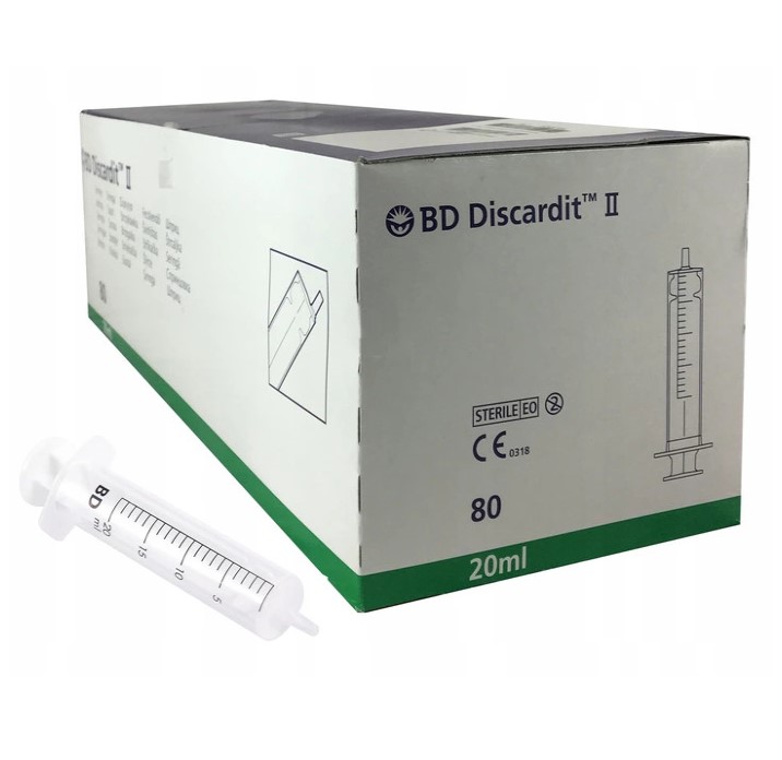 BD Injekční stříkačky 20ml 80ks