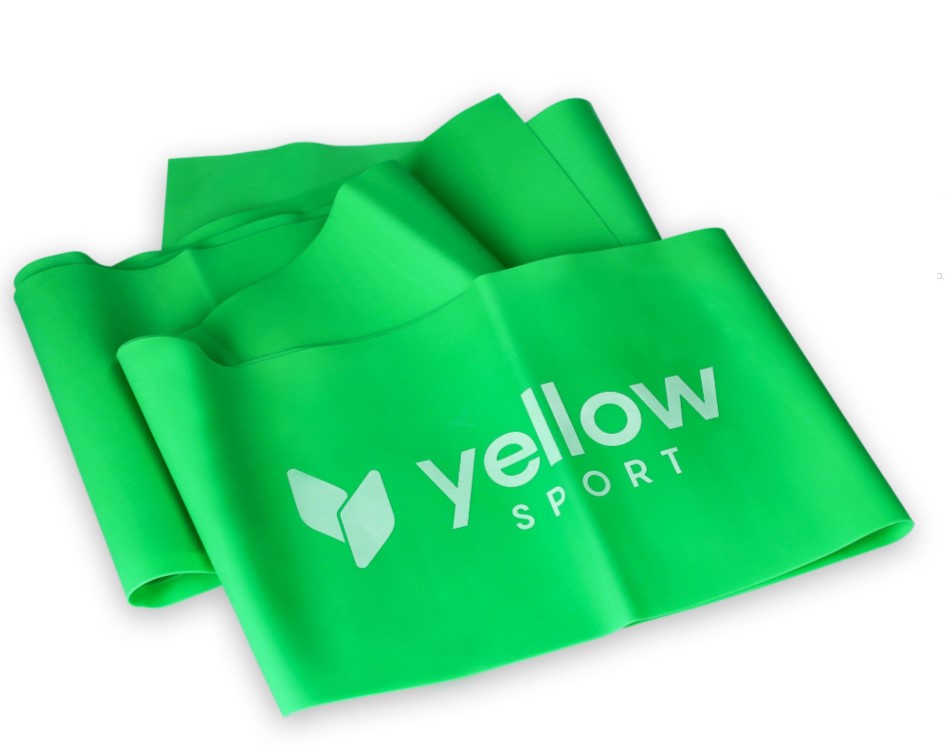 Cvičební guma žlutáFLAT band zelená odpor 5-8 kg