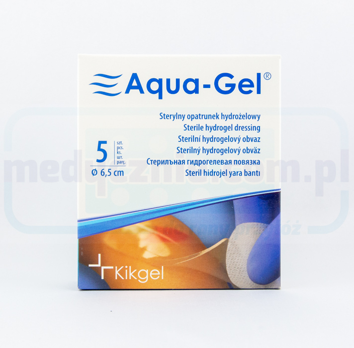 Aqua-Gel Ø 6,5 cm hydrogelový obvaz 1ks