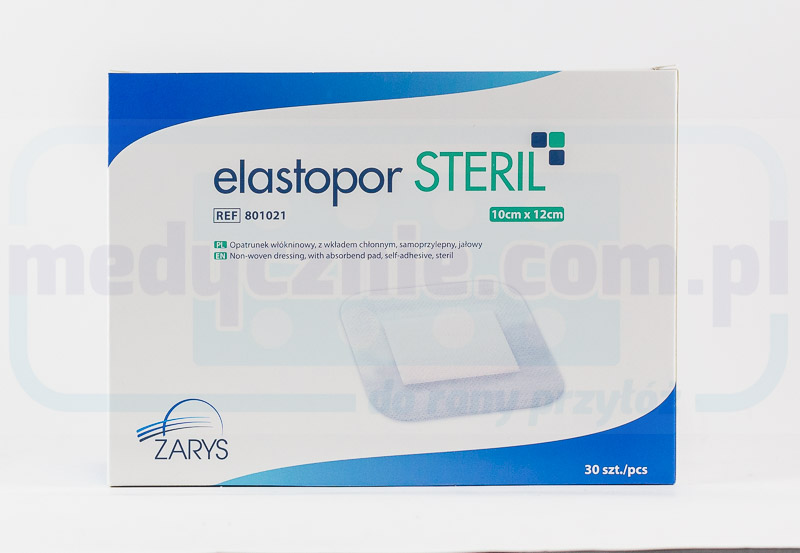 ELASTOPOR Steril 10* 12cm savý obvaz 30ks