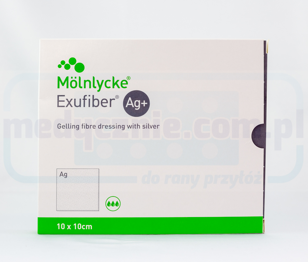 Exufiber Ag+ 10cm *10cm 1ks