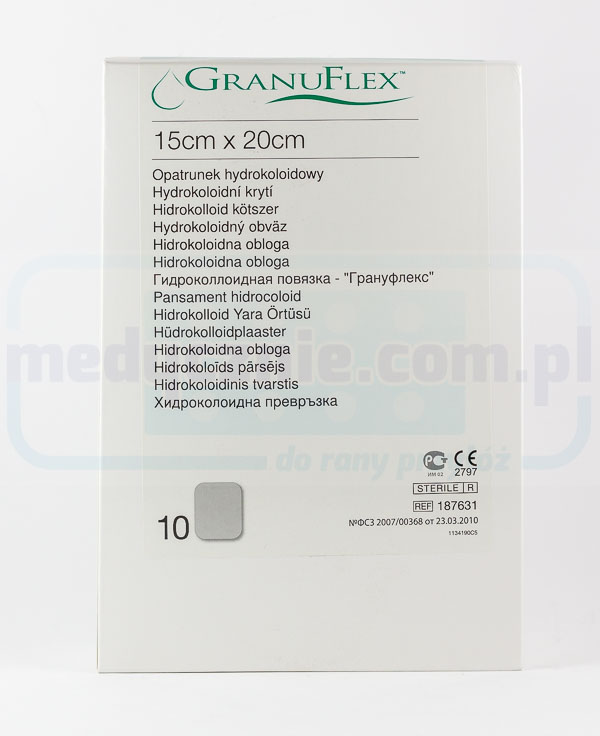 Hydrokoloidní obvaz Granuflex 15*20cm 1ks