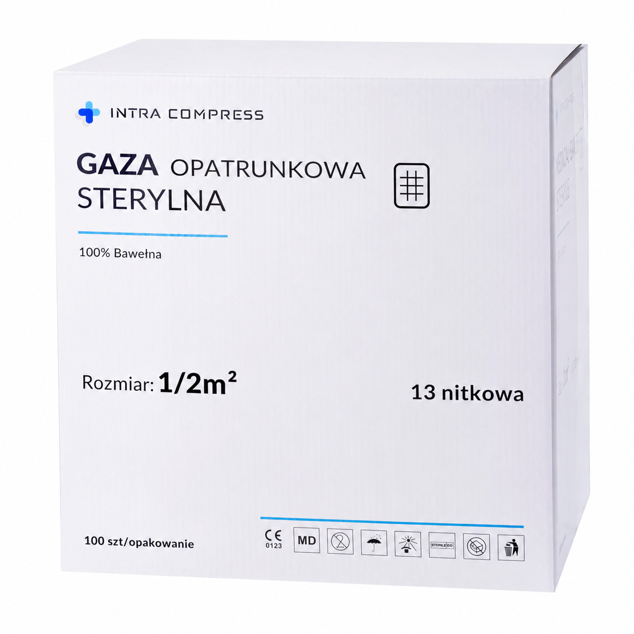 Sterilní gáza 13N 1/2 m2 100ks