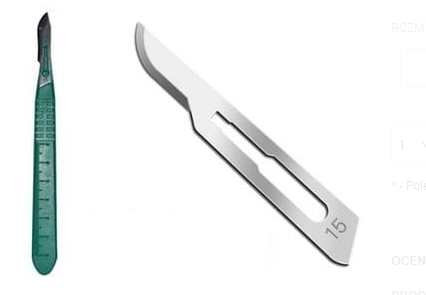 Skalpel s rukojetí č. 21 10ks SWANN MORTON