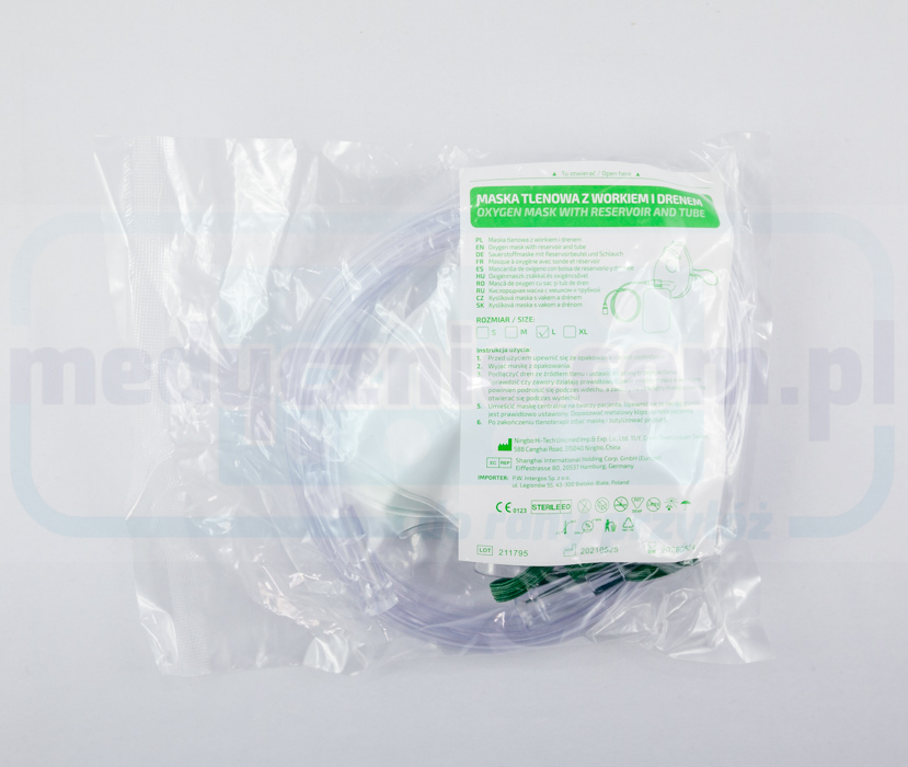 Kyslíková maska s vakem a hadičkou M pro děti