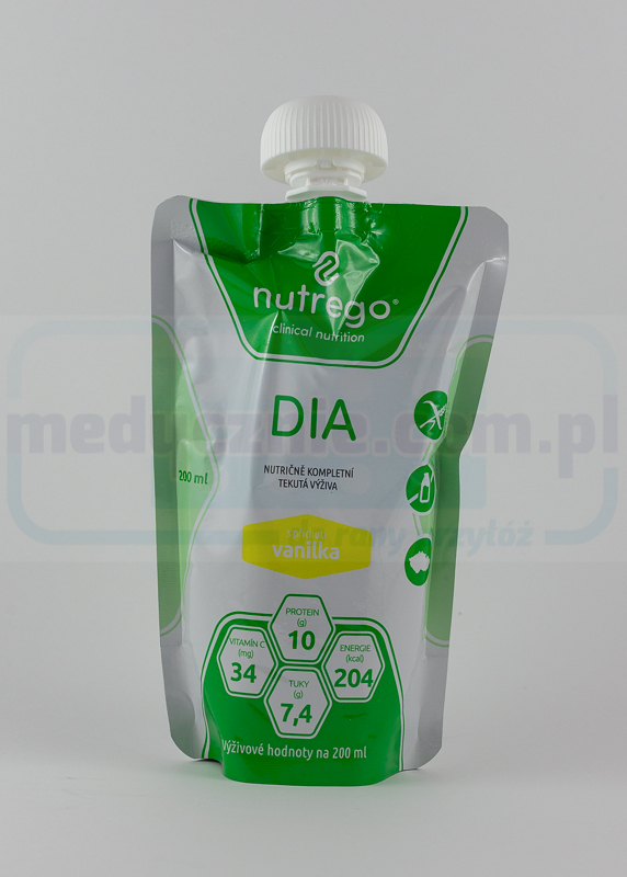 Nutrego DIA 12x200 ml vanilka