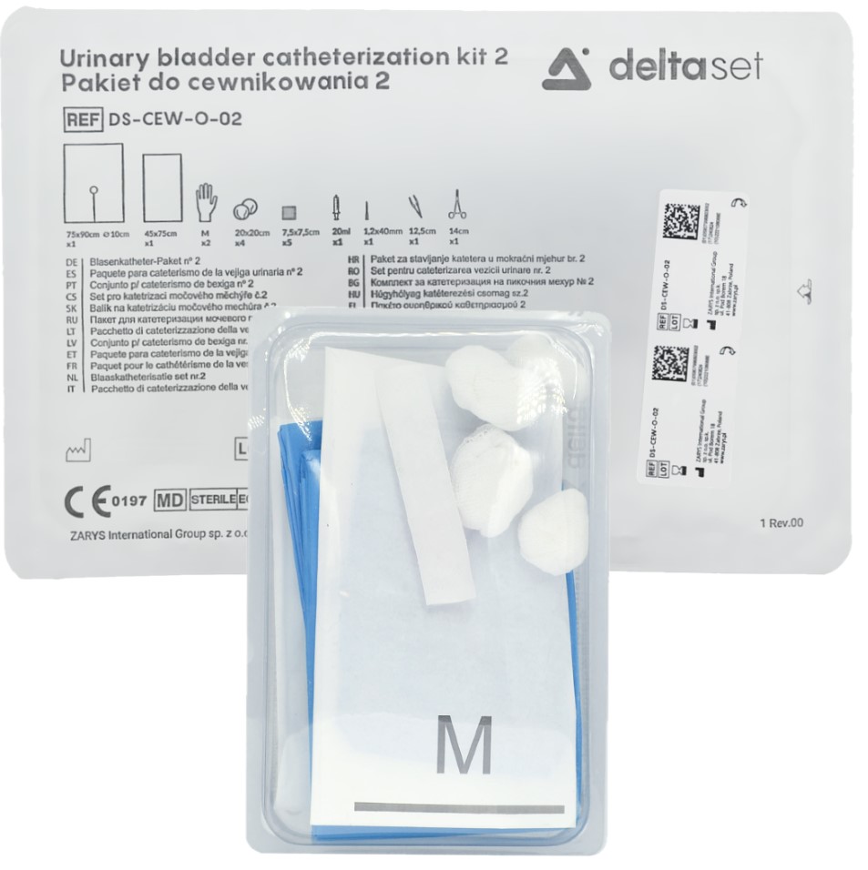 Sterilní katetrizační souprava Deltaset DS-CEW-O-02