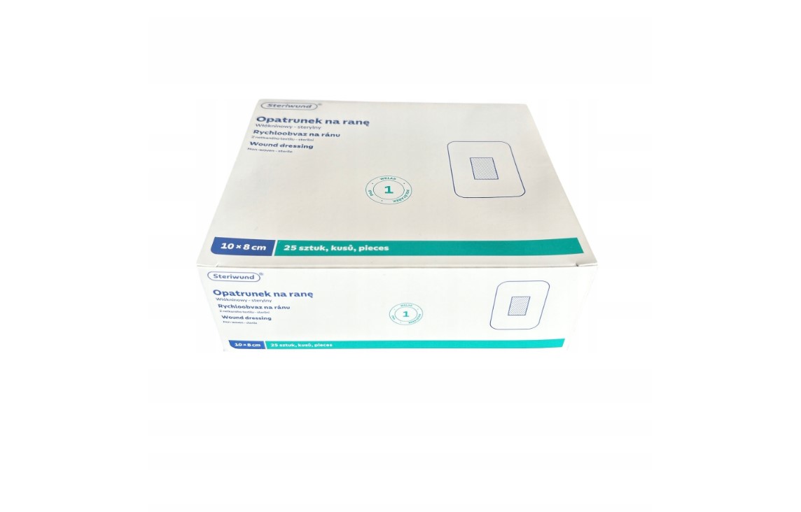 Obvaz se savou podložkou STERIWUND 8cm x 10cm 25ks