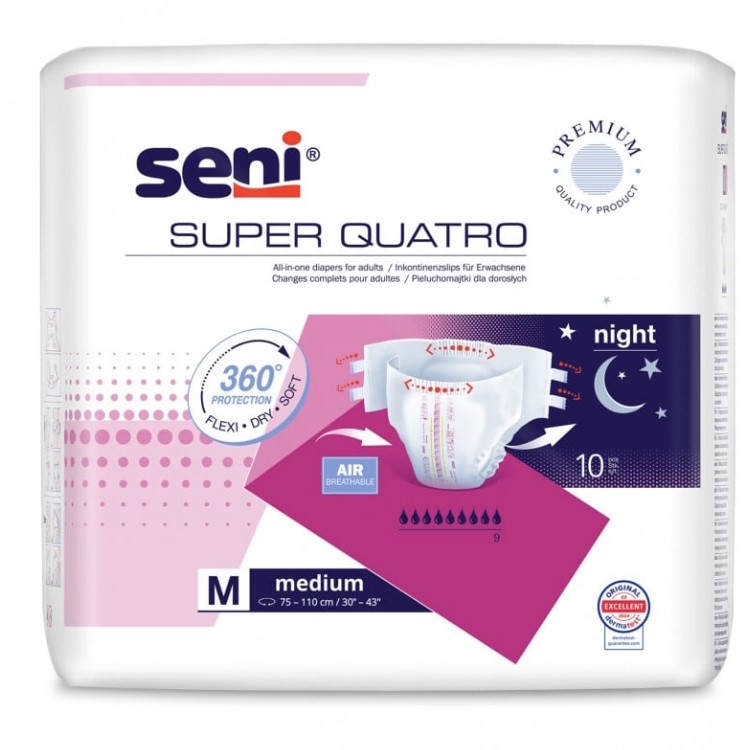 Plenky Seni Super Quatro M 10ks
