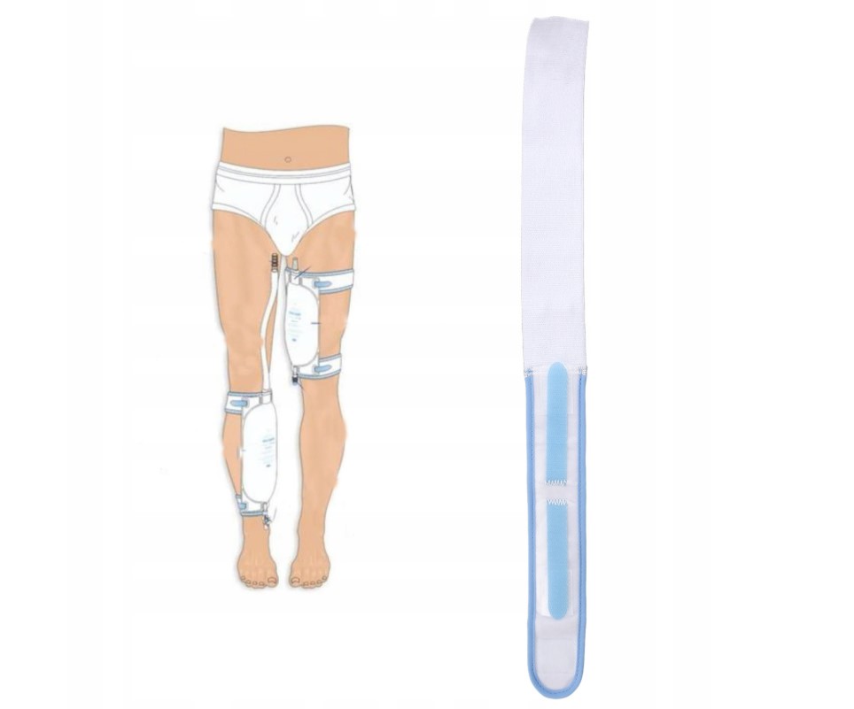 Popruh pro upevnění sáčků na moč k noze 1ks