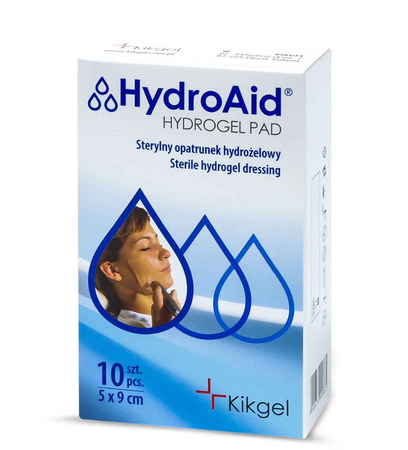HydroAid 5* 9cm 1ks sterilní hydrogelový obvaz