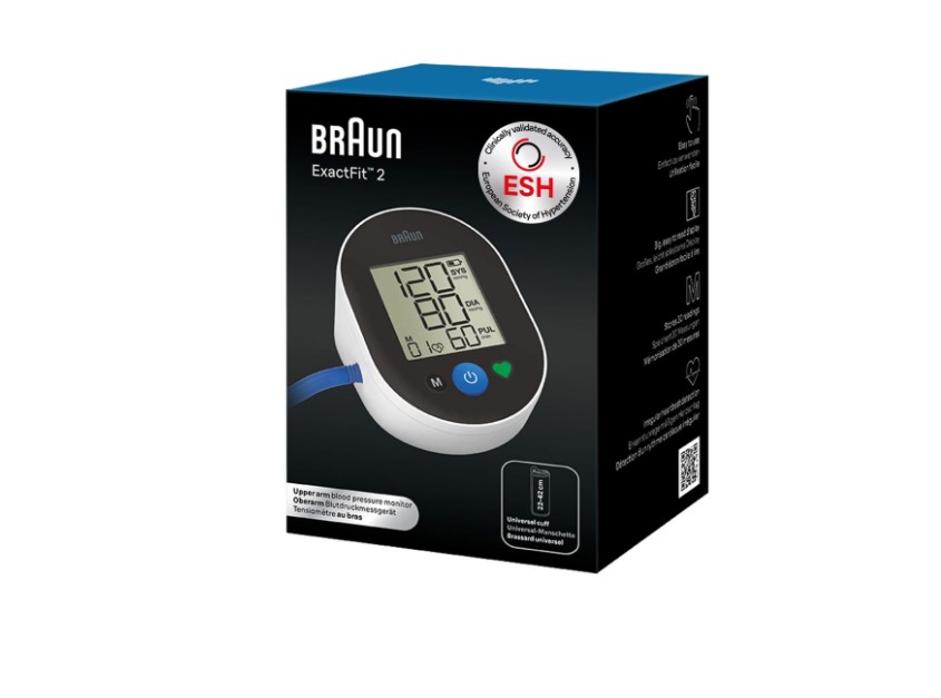 Elektrický tlakoměr Braun ExactFit 2 - Obrázek 2