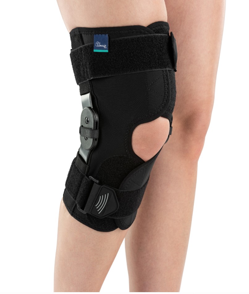 Stabilizátor kolene s dlahami otevřený XL - model 504