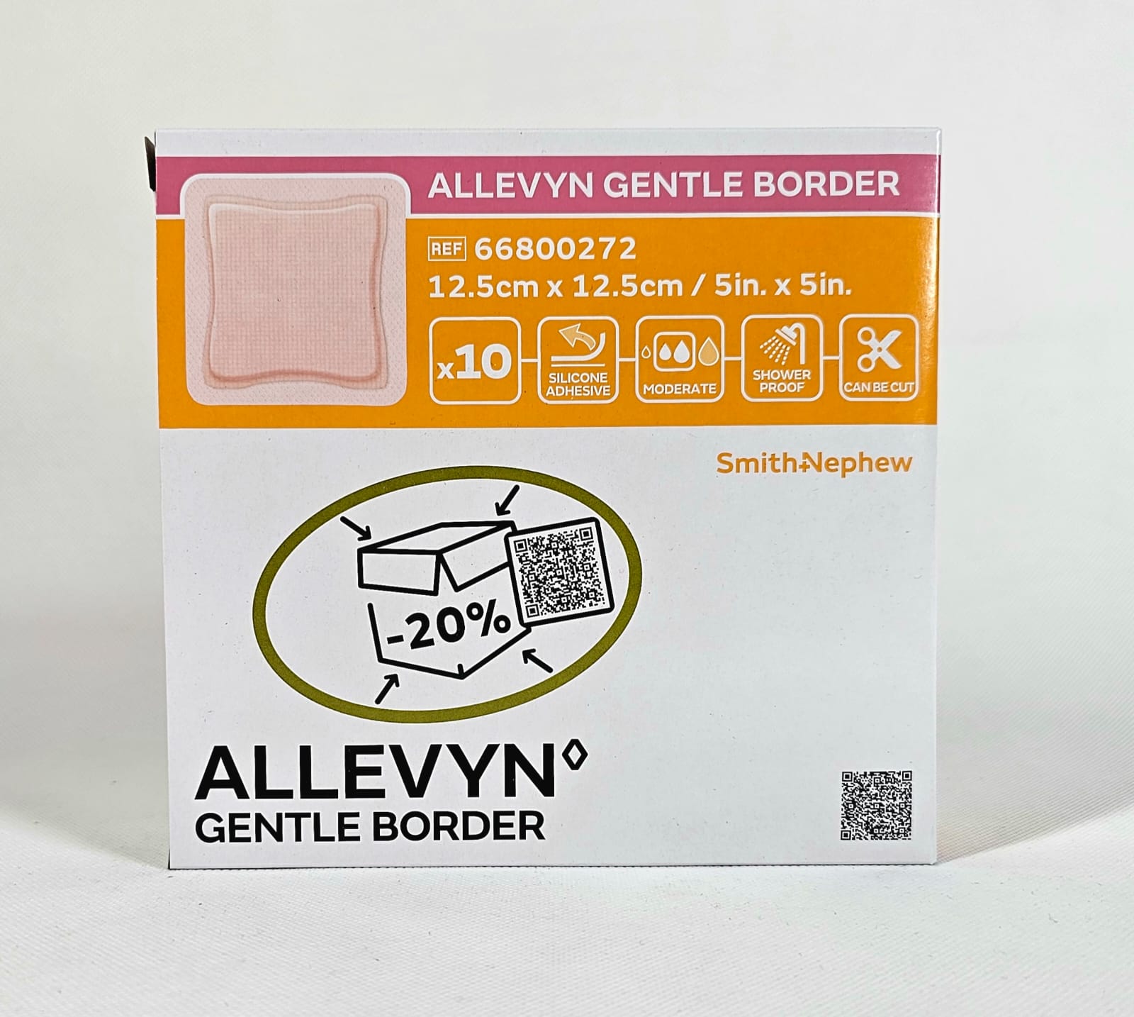 Allevyn Gentle Border 12,5* 12,5cm 1ks