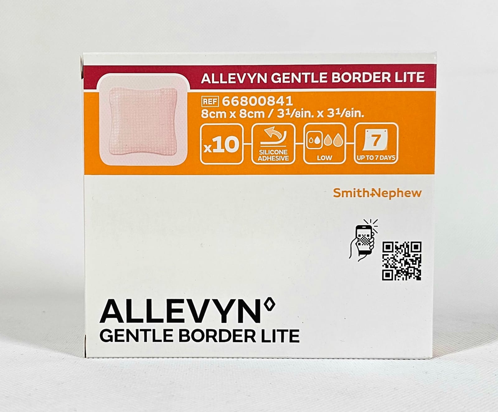 Allevyn Gentle Border Lite 8* 8cm 1ks