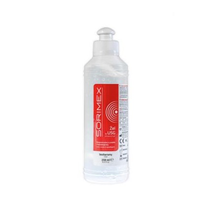 Ultrazvukový gel 250ml čirý SORIMEX