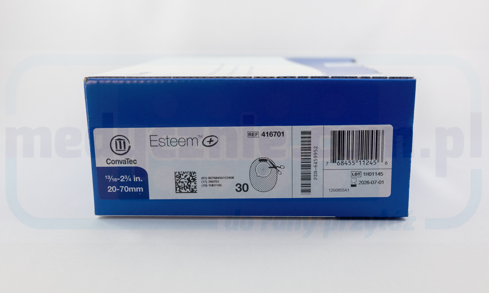 Stomický sáček na kolečkách Esteem s filtrem o průměru 20 mm Convatec 416701 bez drenáže