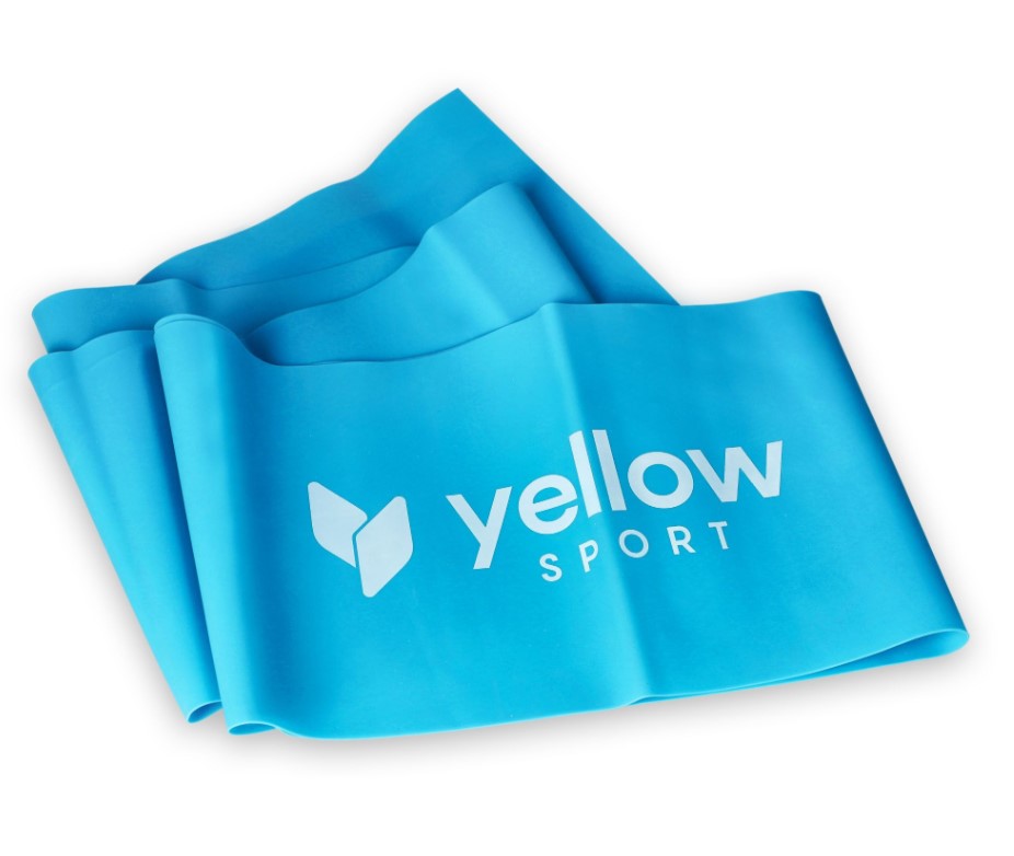 Cvičební guma žlutáFLAT band modrá 9-11 kg odpor