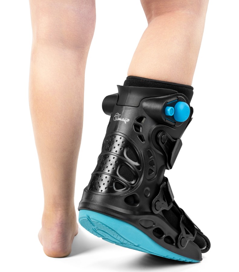 Pevná ortéza na holeň a chodidlo - Pro-Walker Low L (44-46,5) Dvoukomorová krátká - Obrázek 3