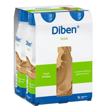 Fresenius Diben Drink 4x200ml pralinka