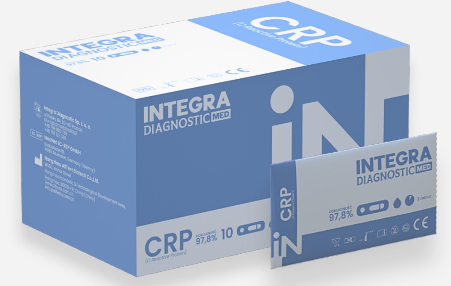 Semikvantitativní test CRP 10ks