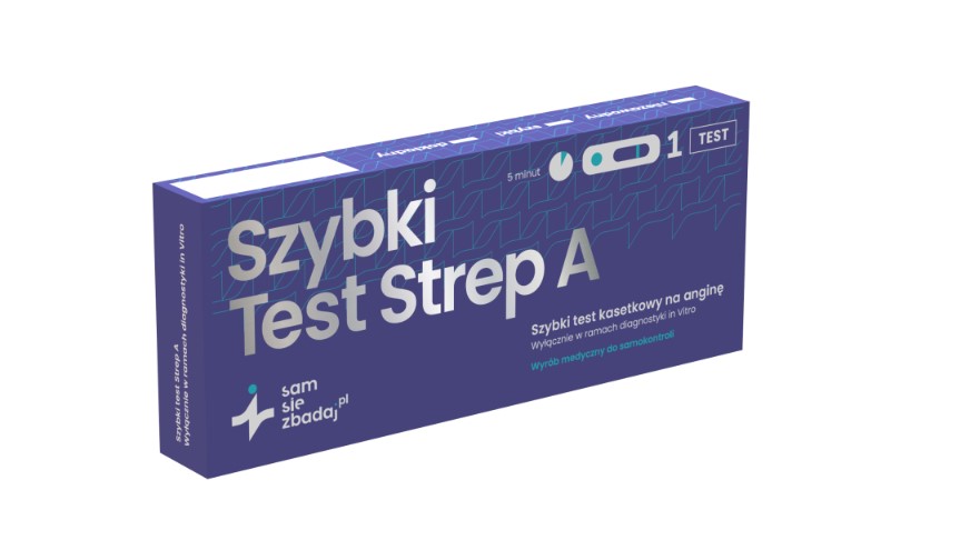 Test na streptokoka A - streptokoková angína, bolest v krku, výsledek za 5 minut
