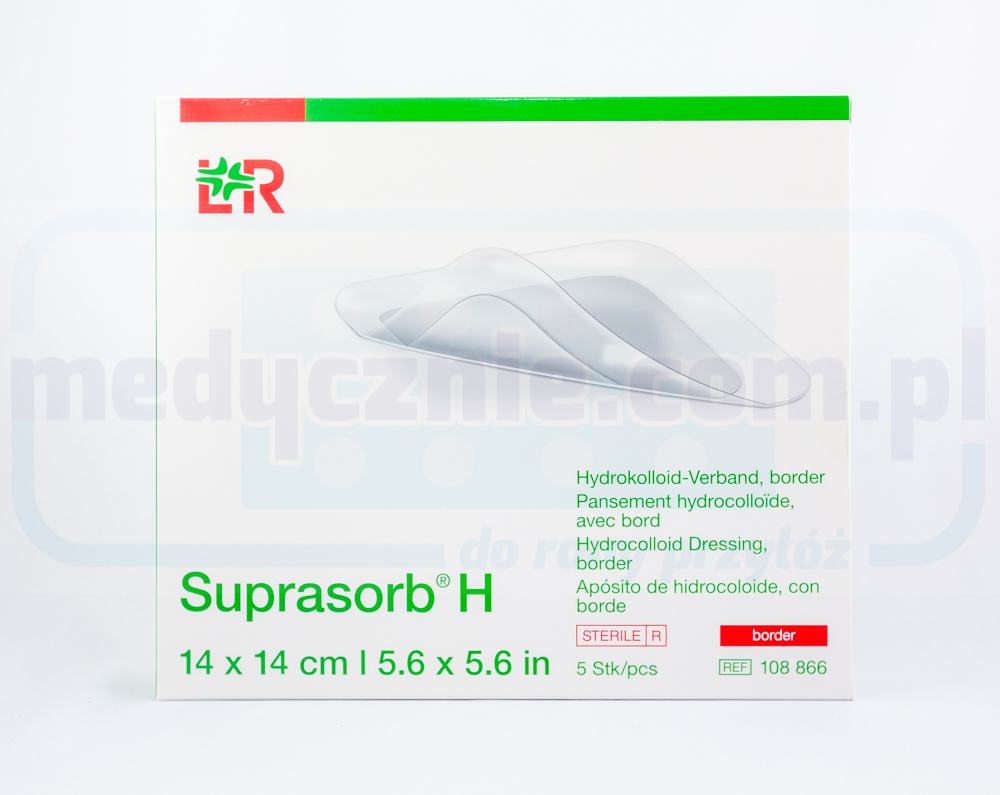 Suprasorb H Samolepicí hydrokoloidní obvaz 14*14 cm 1ks