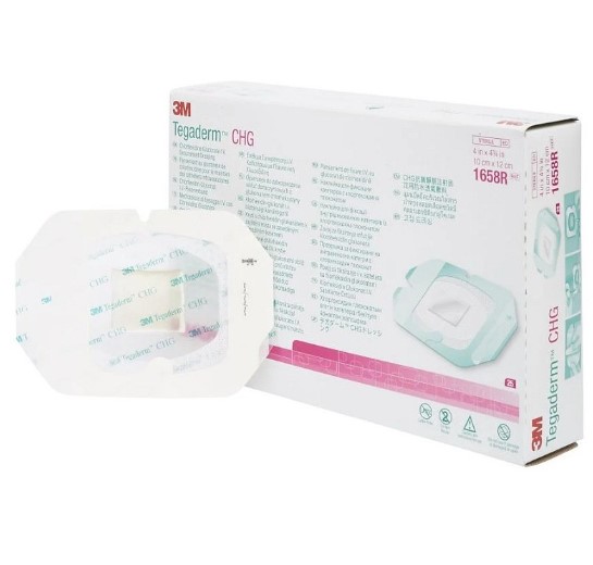 Tegaderm 1658R CHG 25ks 10* 12cm