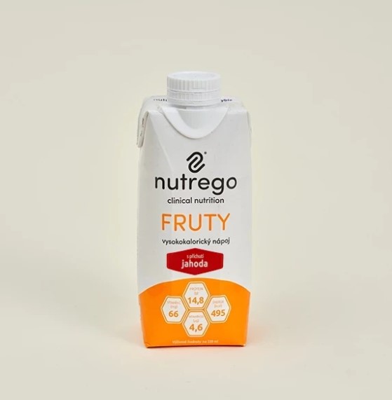 Nutrego Fruty 330 ml Jahoda doplněk stravy