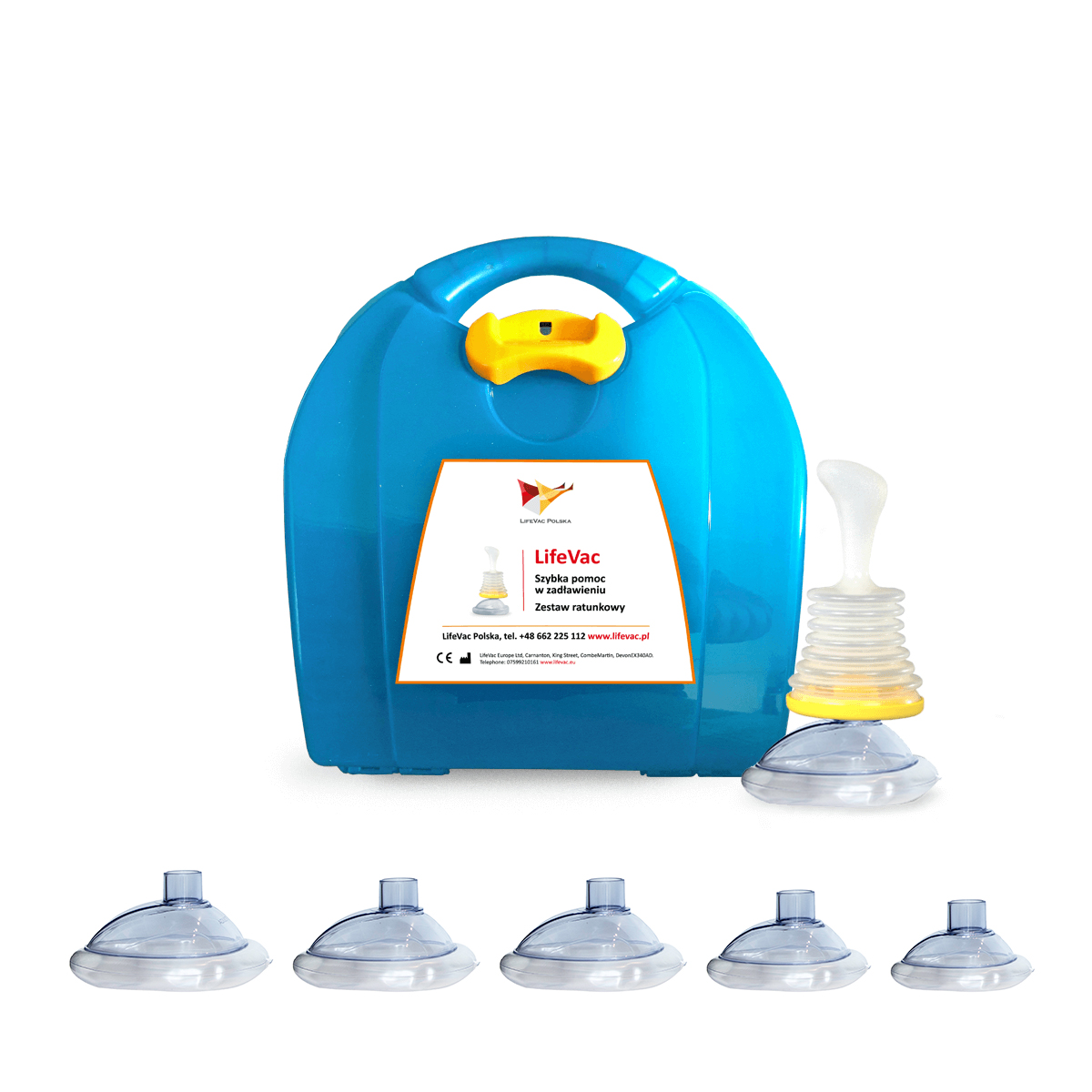 Sada pro ucpávání dýchacích cest LifeVac LV08 v kufříku - Obrázek 5