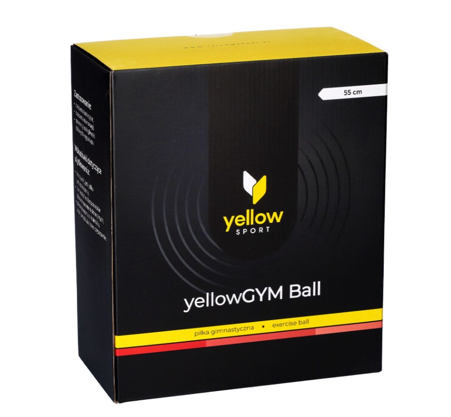 Rehabilitační míč žlutýGymnastický míč 55cm červený - Obrázek 3