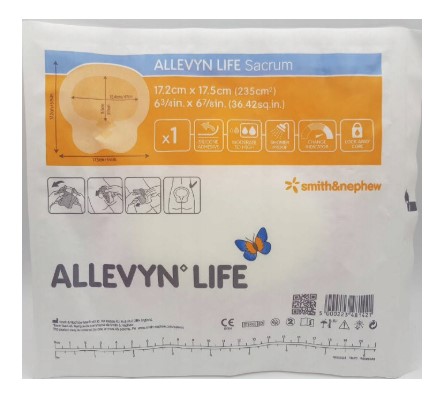 Allevyn Life Sacrum 17,2* 17,5 cm 1ks pěnový obvaz