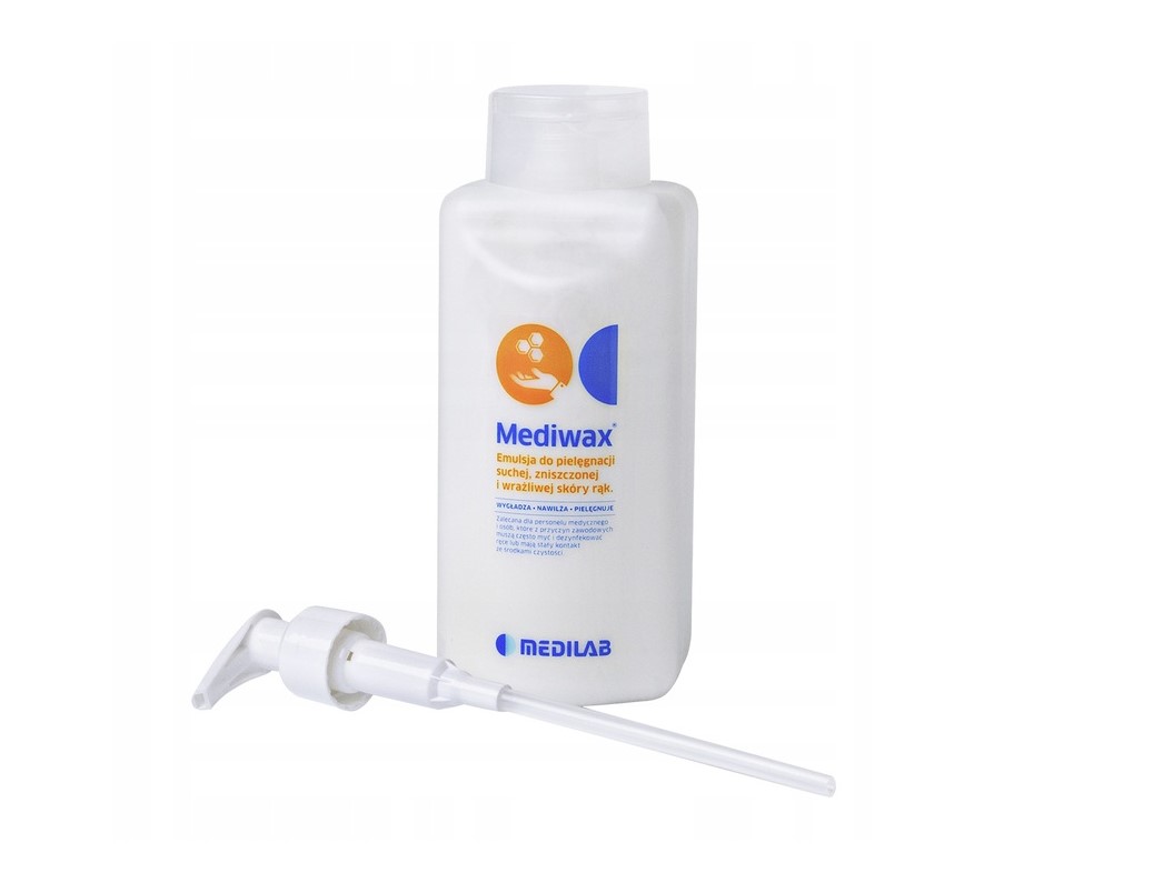 Mediwax 500ml s emulzí na bázi včelího vosku s pumpičkou