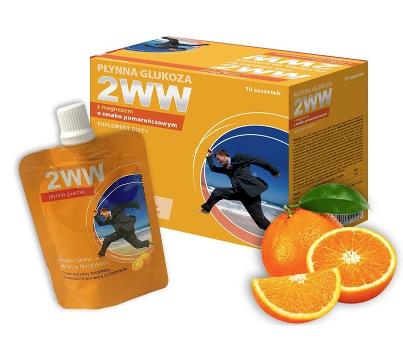 Glukóza 2WW 24ml 1ks jahodová příchuť