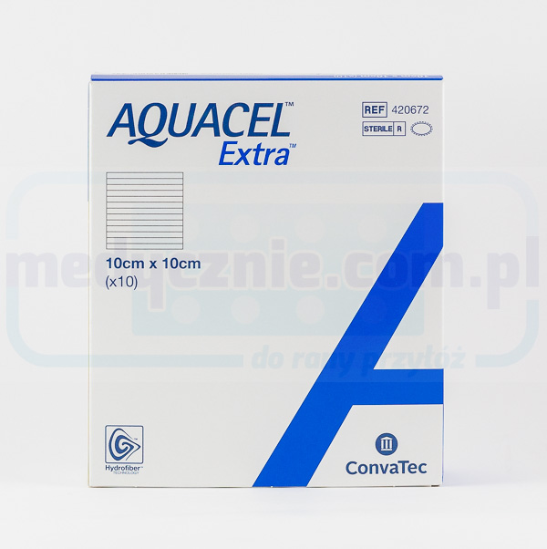 Aquacel Extra 10*10cm obvaz z hydrovlákna 1ks