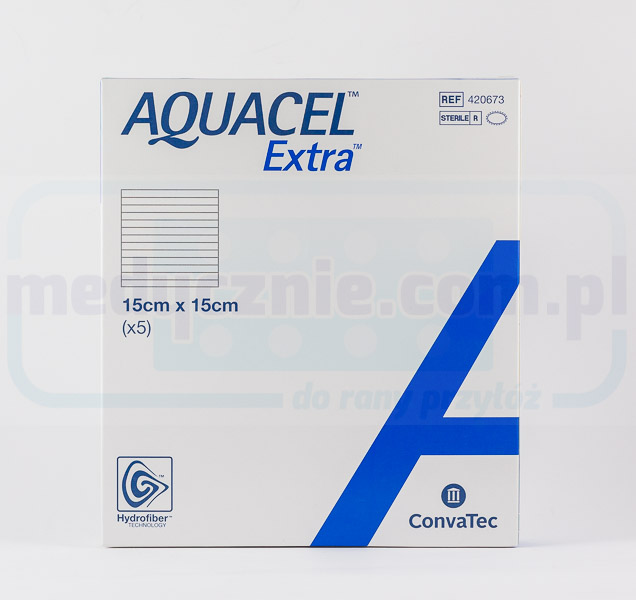Aquacel Extra 15*15cm obvaz z hydrovlákna 1ks