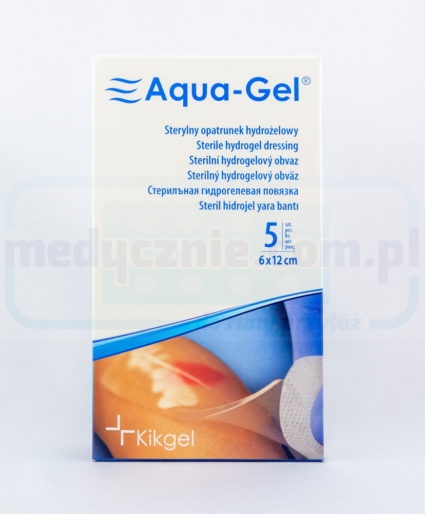 Aqua-Gel 6*12cm hydrogelový obvaz 1ks
