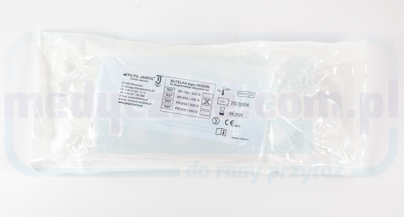 Odsávačka na rány REDON s dlouhou životností, sterilní 400 ml