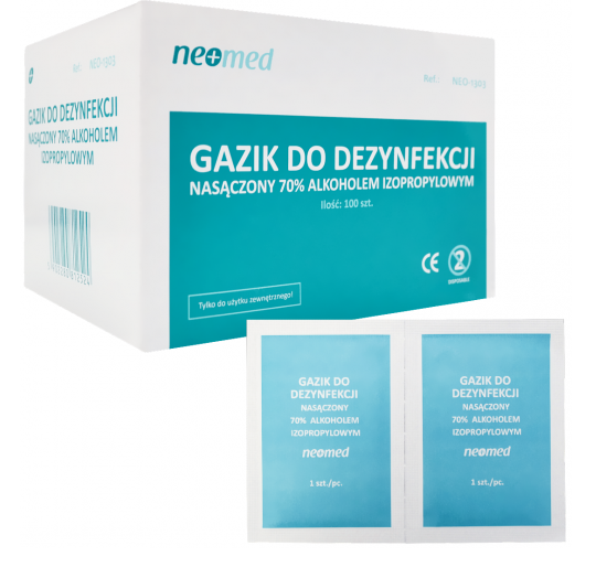 Dezinfekční tampony na kůži 15cm*11cm 50ks