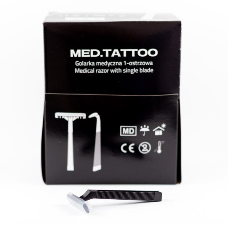 Chirurgický holicí strojek s jednou čepelí 8% 1ks - Obrázek 2