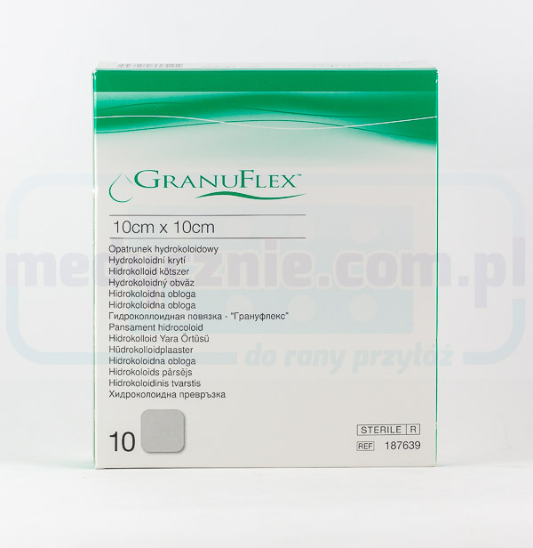 Hydrokoloidní obvaz Granuflex 10*10cm 1ks