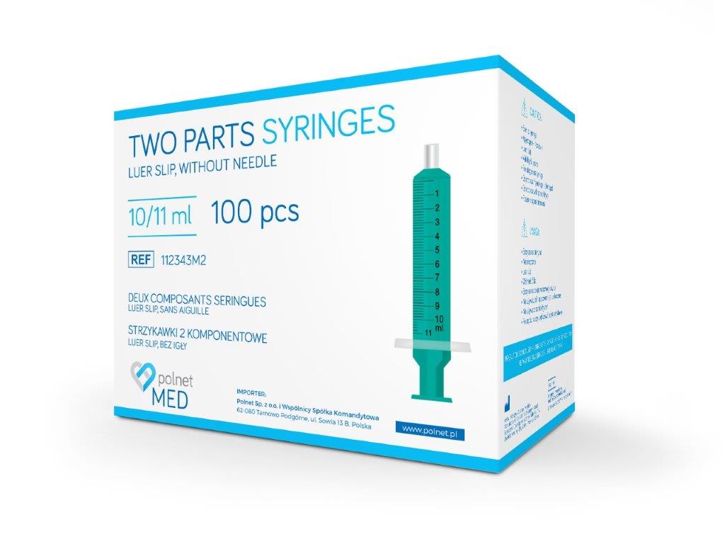 Injekční stříkačky 10ml 100ks sterilní a.u.