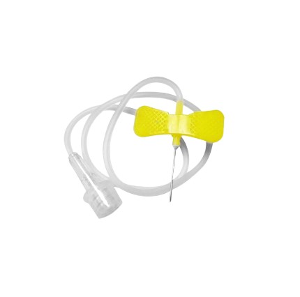 Motýlí jehla 0,9 G20 žlutá 1ks KD-FLY