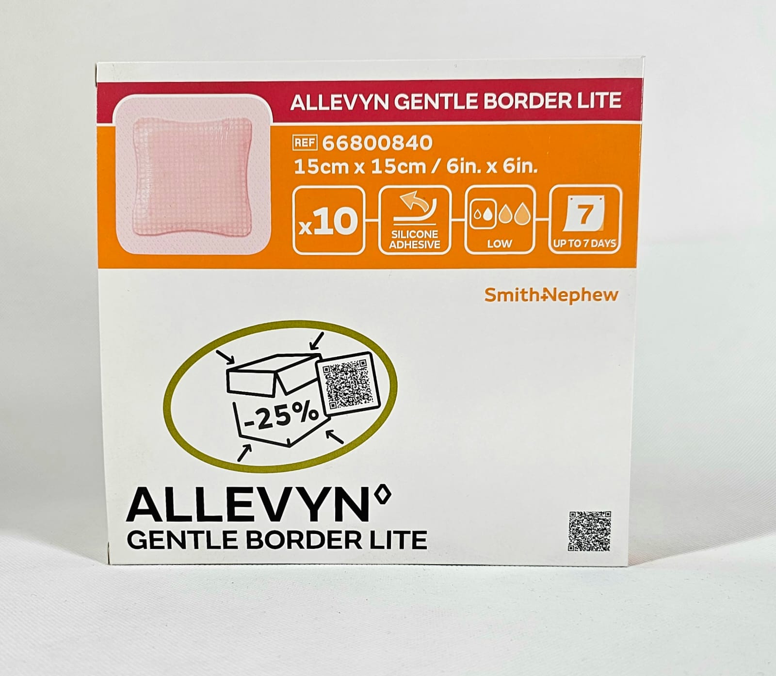 Allevyn Gentle Border Lite 15* 15cm 1ks