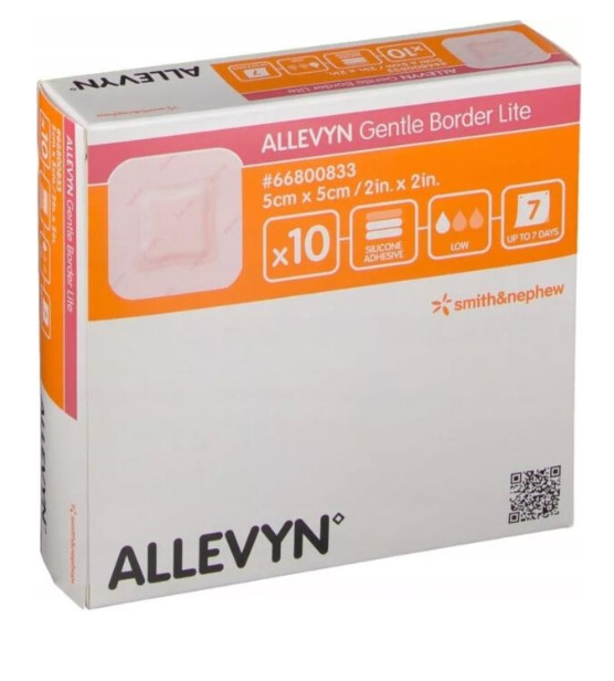 Allevyn Gentle Border Lite 5* 5cm 1ks