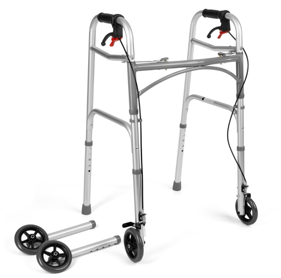 Čtyřkolový invalidní vozík s brzdami - model JMC-C 3223 - Obrázek 2